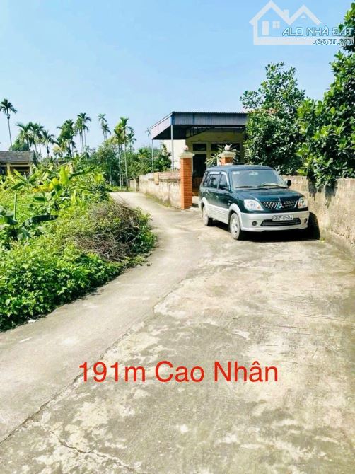 Chỉ hơn 10tr/m có ngay 190m đất Cao Nhân sát đường tỉnh 352