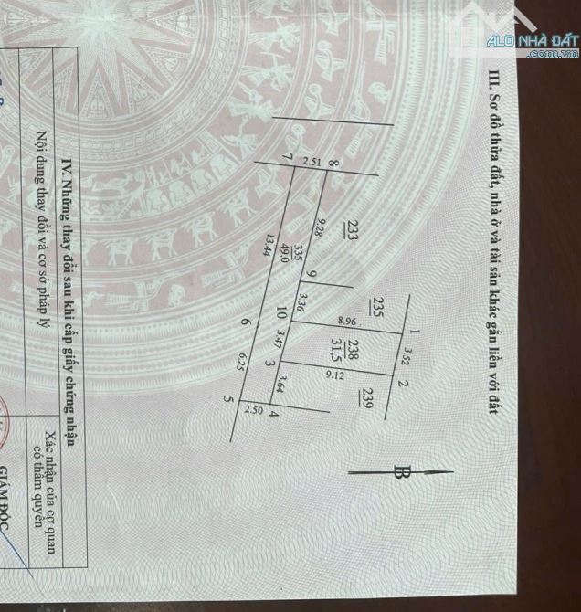 BÁN ĐẤT LÀNG CỔ ĐÔNG NGẠC, NGÕ Ô TÔ KIA MORNING, GIÁ 4,4TỶ - 1