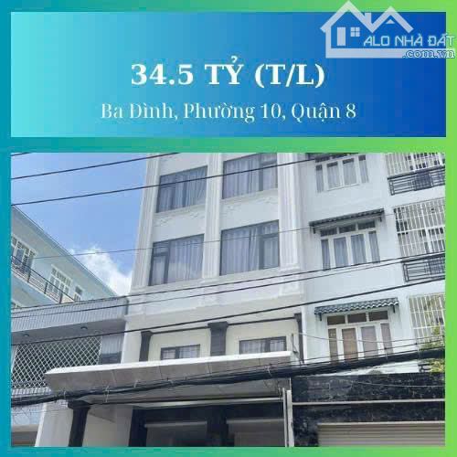 🏢 Cơ Hội Đầu Tư - Bán Tòa Nhà Căn Hộ Dịch Vụ Mặt Tiền Chợ Ba Đình, Phường 10, Quận 8