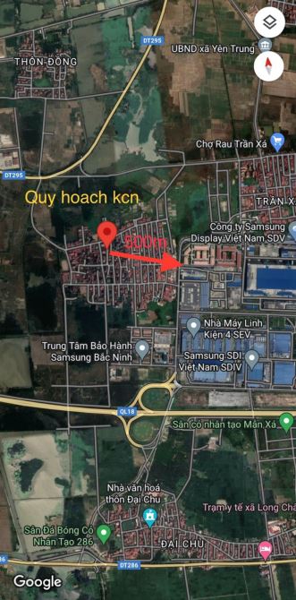 Đất Trần xá Yên Lãng ấp đồn Ô Cách thị trấn Chờ KCN Sam Sung -Yên Phong Bắc Ninh nhinh1ty - 11