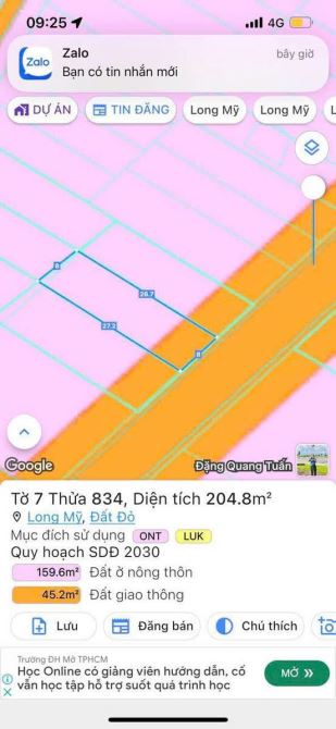 LONG MỸ VỊ TRÍ ĐẮC ĐỊA- ĐI BIỂN PHƯỚC HẢI CHỈ 2KM - 1