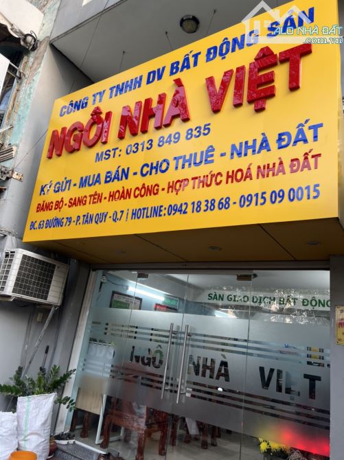 Bán Nhà Đất Mặt Tiền Đường Số 85 . P Tân Quy. Quận 7. - 1