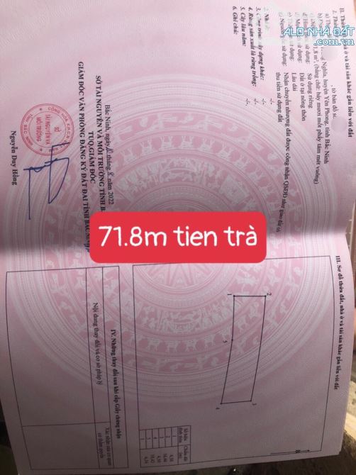 Đất Trần xá Yên Lãng ấp đồn Ô Cách thị trấn Chờ KCN Sam Sung -Yên Phong Bắc Ninh nhinh1ty - 12
