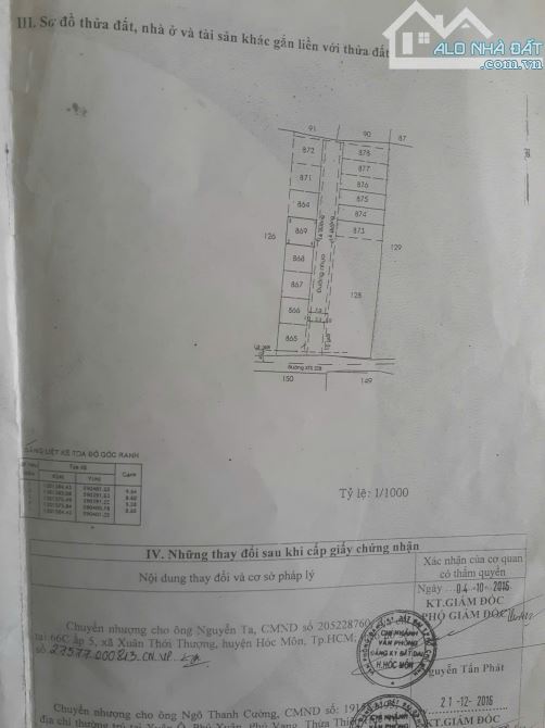 đất 83m2 full thổ cư đường nhựa 7m, Nguyễn Thị Thử, Xuân Thới Sơn - 2