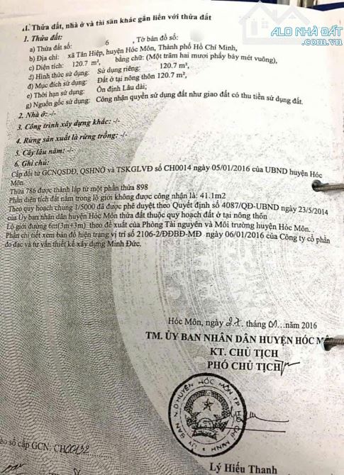 Nợ dí quá, bán gấp căn nhà cấp 4 gác lửng xe hơi ngủ trong nhà dt đẹp ở Tân Hiệp Hóc Môn, - 5