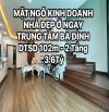 [VÔ ĐỊCH] BÁN NHÀ MẶT NGÕ KINH DOANH - 102m NHÀ ĐẸP Ở NGAY - TRUNG TÂM BA ĐÌNH🌹🌹