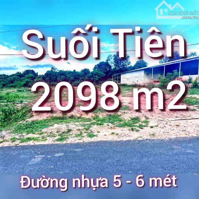 Bán đất Suối Tiên, Diên Khánh đường nhựa 5 - 6m. Cách đường Hương Lộ 39 chỉ 580 mét.   - G