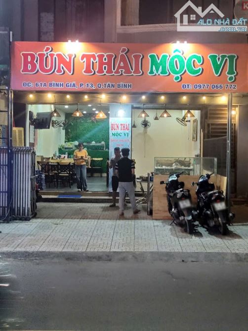 Cho thuê Mặt bằng 6x15m  Bình Giã Phường 13 Quận Tân Bình