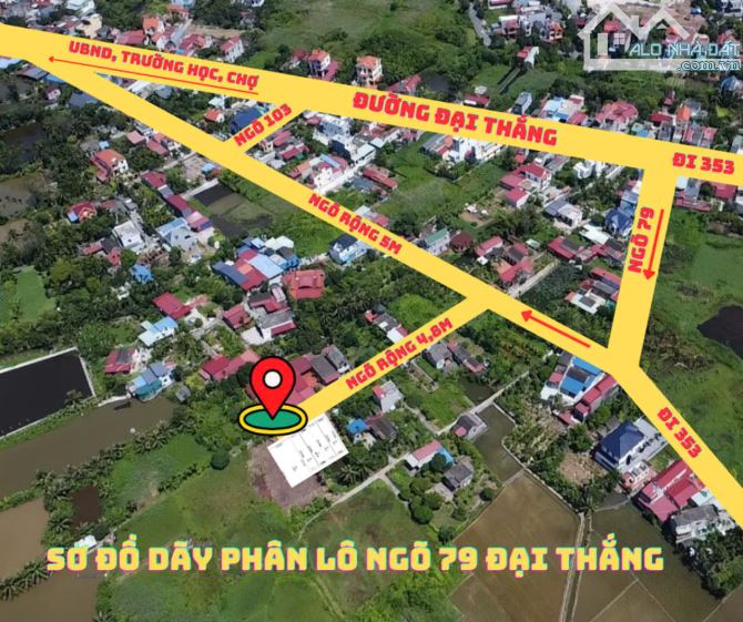 2 lô F0 đường 5m tại Hìa Nghĩa , Dương Kinh, giá chỉ hơn 1 tỷ, Dương Kinh.LH .e Kiên - 1