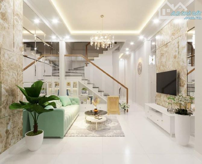 BÁN NHÀ MỚI ĐẸP FULL NỘI THẤT 4 TẦNG 42M2 4PN NGAY P13 NGUYỄN XÍ BÌNH THẠNH 6.3 TỶ - 1