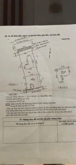 Bán Nhà Mặt Tiền Đường 301 Hồng Lạc. P10. Tân Bình. Ngay Khu Bàu Cát và Đồng Đen ( 20x59m) - 2