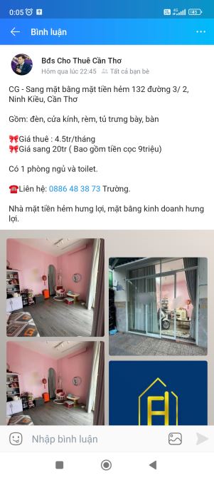 Mặt bằng mặt tiền Lê Văn Thuấn (132 cũ) đắc địa - 3