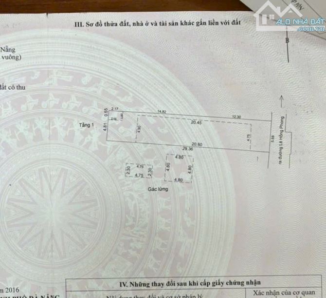 🔥 Hàng hiếm.... Diện tích 161m2 ,  Nhà cấp 4 sau lưng mặt tiền đường Lê Hồng Phong - 5