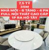 💯💯 7.5 TỶ NHÀ MỚI VÕNG THỊ - 6 TẦNG - 4 PN - FULL NỘI THẤP CAO CẤP - 3 BƯỚC RA HỒ TÂY