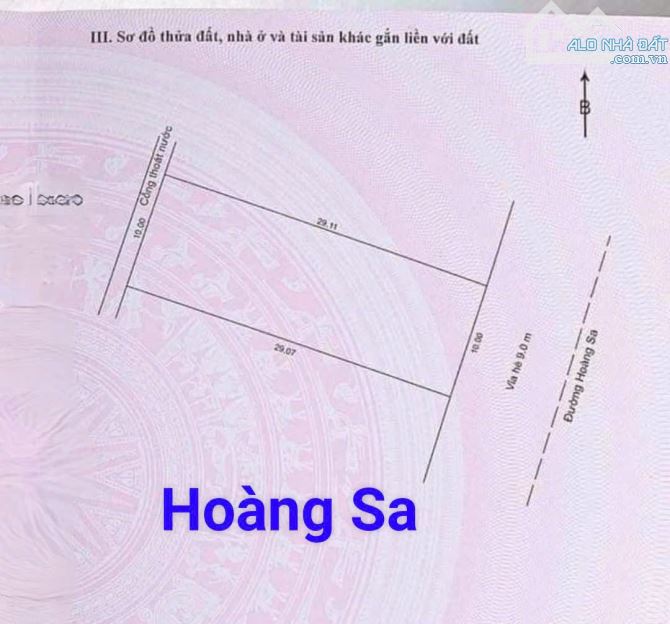 Đất mặt Tiền Hoàng Sa.Thọ Quang Sơn Trà. Tp Đà Nẵng. S= 290m2 giá: 240 triệu/m2