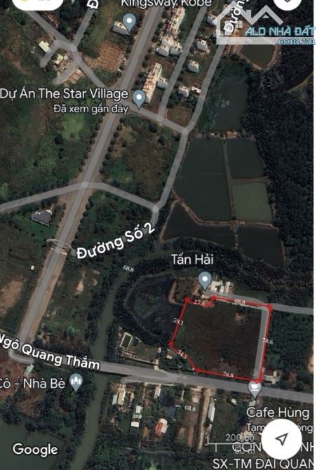 Đất Giáo Dục MT Ngô Quang Thắm Nhà Bè 10.000m2 Chỉ Còn 90 Tỷ - 2