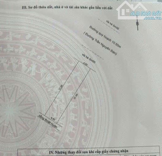 Bán đất Mt Trần Nguyên Đán, phường Hòa Minh, Liên Chiểu - Đường 10.5m, Giá 5.2 tỷ tl - 2