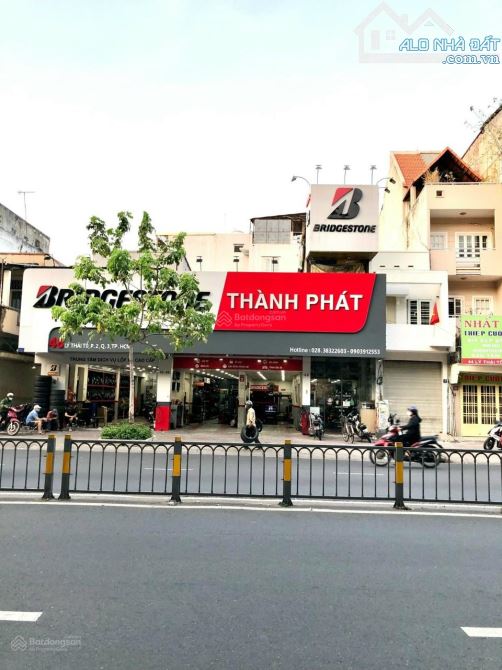 Bán nhà MT Lý Thái Tổ Phường 2 Quận 3, DT 9,5x20m nhà 2 tầng. HĐT 100 tr/th