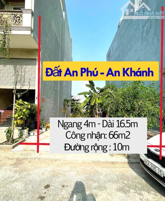 Đất Bình An, Quận 2 - 12.5 tỷ - 66m2 ( 4x16.5 ) mặt tiền đường 10m - Chủ Cần Bán Gấp