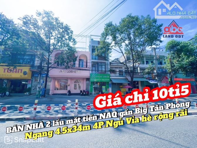 Bán nhà 2 lầu mặt tiền Nguyễn Ái Quốc Gần siêu thị BigC, P.Tân Hiệp Biên Hoà- Giá chỉ 10tỉ