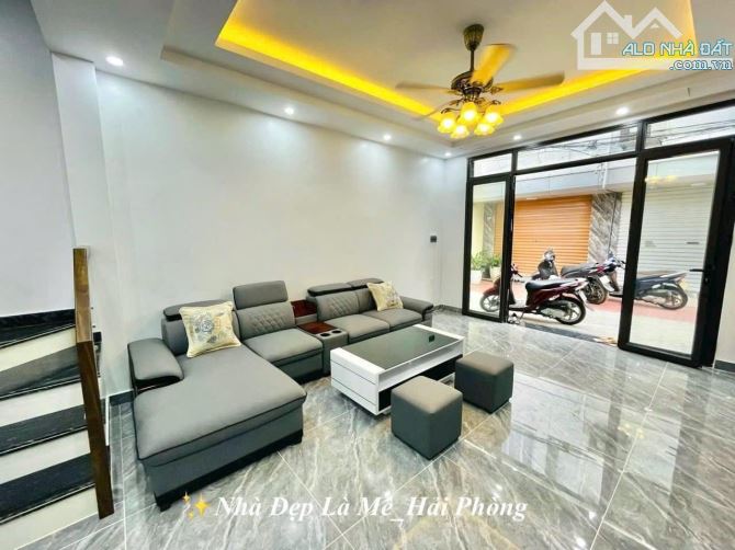 💎💎 nhà đẹp ngõ thoáng 3 tầng, miếu hai xã, dư hàng kênh, giá 2,48 tỷ, 43m2 - 2