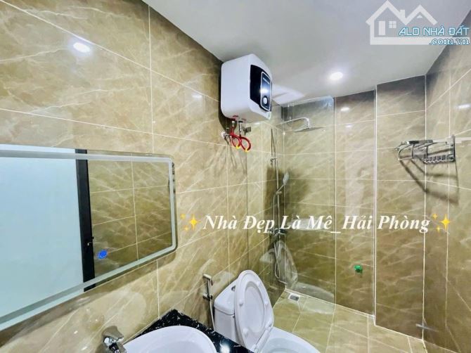 💎💎 nhà đẹp ngõ thoáng 3 tầng, miếu hai xã, dư hàng kênh, giá 2,48 tỷ, 43m2 - 3