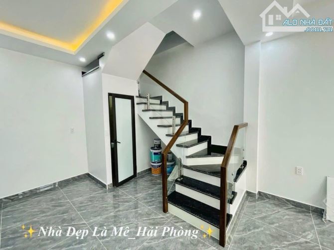 💎💎 nhà đẹp ngõ thoáng 3 tầng, miếu hai xã, dư hàng kênh, giá 2,48 tỷ, 43m2 - 5