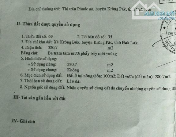 Chủ bán giá ngộp đất nền mặt tiền tại đập Krông Búk Hạ, Đắk Lắk -Sổ Hồng Riêng, sẵn thổ cư - 6