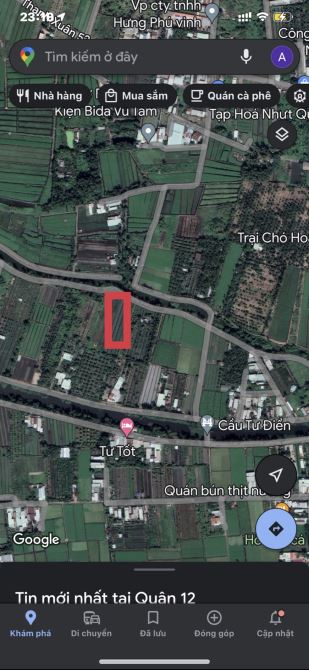 Đất Nông Nghiệp đường THẠNH XUÂN 31/ phường THẠNH XUÂN ,Q12, dt 4800 (50mx90m)💵19ỷ
