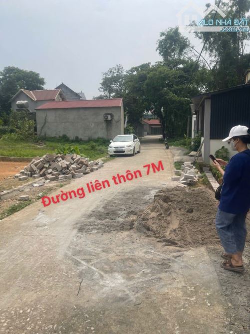 chính chủ bán lô đất mặt đường thôn hộ khẩu HÀ NỘI gần QL21A - 1