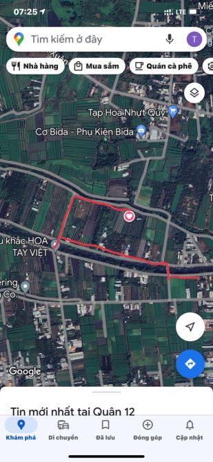 Đất Nông Nghiệp đường THẠNH XUÂN 31/ phường THẠNH XUÂN ,Q12, dt 4800 (50mx90m)💵19ỷ - 2