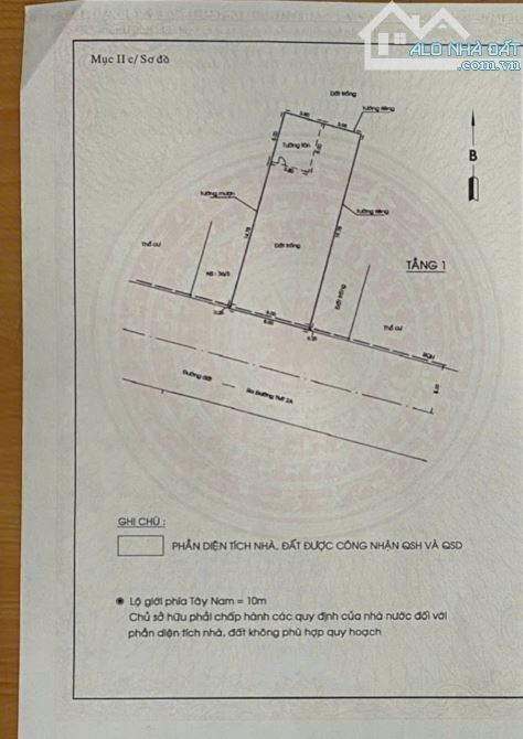 ĐẤT ĐƯỜNG TMT 2A PTMT Q12 TPHCM:8X20 (155,9M2) GIÁ:10 TỶ BL - 3