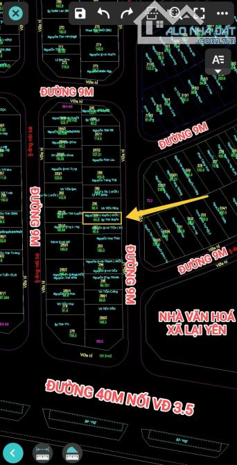 Ra hàng nhanh lô đất vàng khu đất dv Lại Yên-Hoài Đức, 64m2, SĐCC, Giao Dịch Ngay - 3