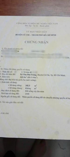 Làm ăn thua lỗ nên bán xưởng đang cho thuê gần BV Xuyên Á Tân Phú Trung Củ Chi dt242m2 - 4