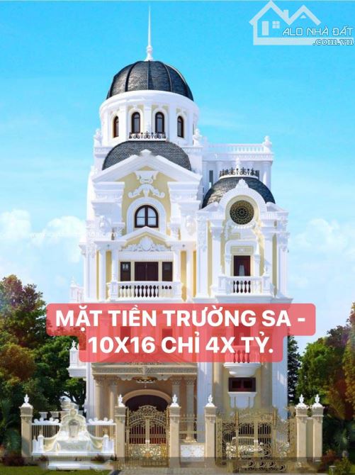 Bán Biệt Thự Mặt Tiền Đường Trường Sa, P.3, Bình Thạnh, DT 10 x 16m, Giá 49 Tỷ