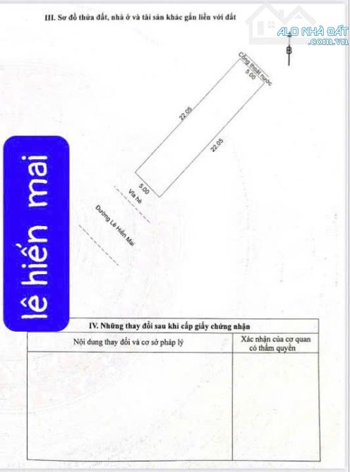 Cần bán đất MT đường Lê Hiến Mai, Gần Lê Đình Kỵ, Đà Nẵng khu Kinh doanh