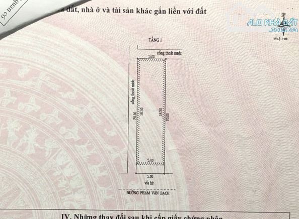 💥💥CẦN BÁN NHANH LÔ ĐẤT TẶNG KÈM DÃY TRỌ CHO THUÊ ĐƯỜNG PHẠM VĂN BẠCH - KẸP ĐƯỜNG LUỒNG