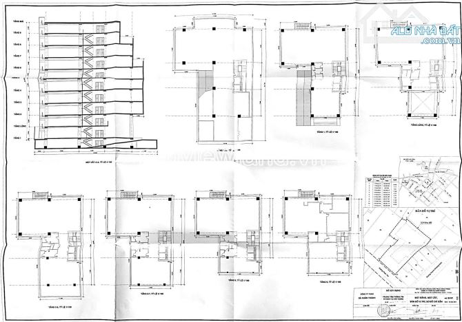 Tòa nhà cao ốc mặt tiền Phan Tôn, Q1, 659m2 đất giá 240 tỷ, 1 hầm + 8 tầng - 1