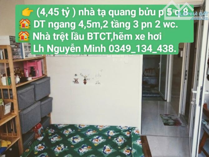 bán gấp nhà gần aeon cao lổ,đường tạ quang bửu - 4