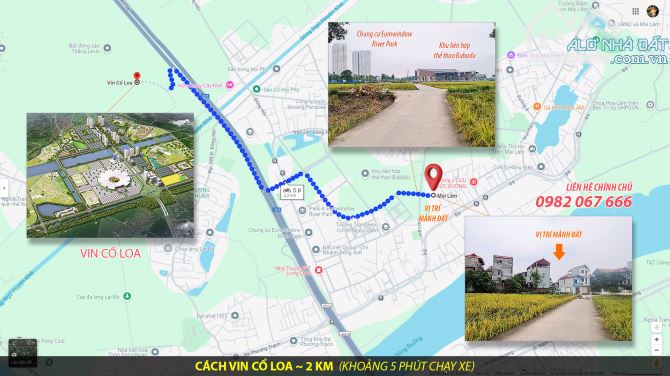 Sổ đỏ trao tay, chính chủ bán ngay 50m2 đất Mai Lâm, Đông Anh, cạnh Vin Cổ Loa - 5