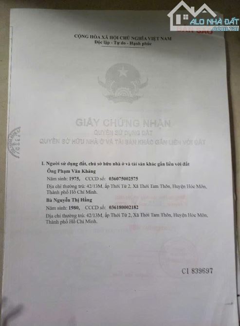 Chị bé ba thiếu nợ tụt quần cần bán đất tặng căn nhà nát Đông Thạnh,Hóc Môn Sổ Riêng 715Tr - 6