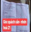 Bán lô góc 2 mặt tiền đường 7m5 và 5m5 Quách Xân - Nhơn hoà 21 khu đô thị Phước Lý