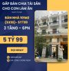 Bán nhà 3 tầng 100m2 (5x18), 6Pn, Nguyễn Văn Nghi Gò Vấp Giá 5tyr99 SHR