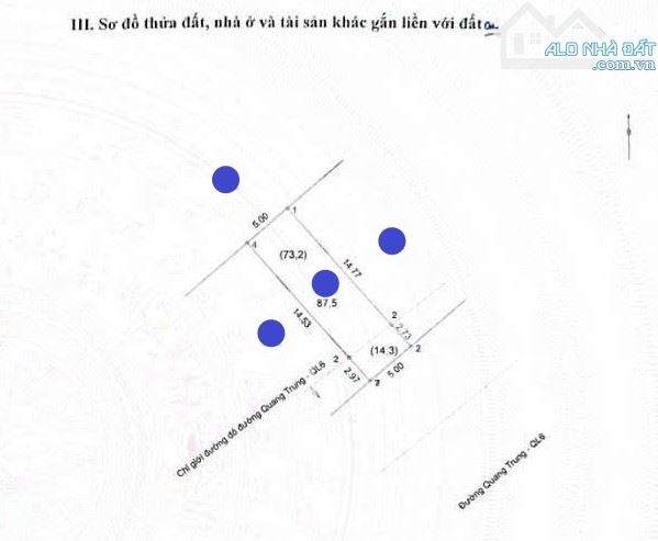 Bán Đất Mặt Phố Quang Trung, Hà Đông, Diện Tích 88m2, Mặt Tiền 5m, Giá 27 Tỷ hơn