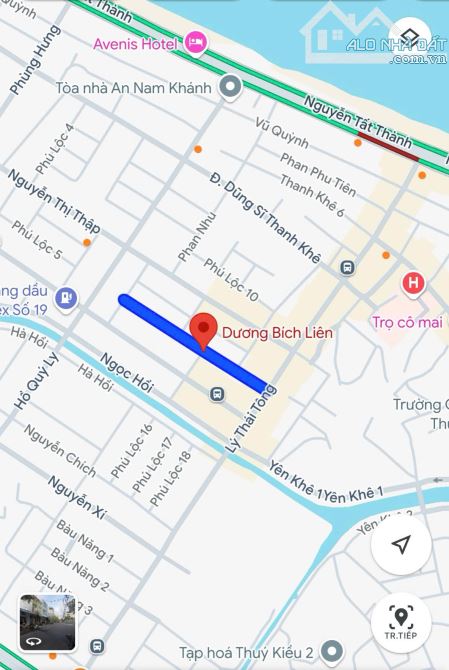 Bán nhà 2 tầng  mặt tiền Dương Bích Liên, Hòa Minh, Liên Chiểu. DT: 100m, Giá 4.75 tỷ TL