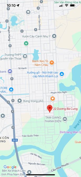 Bán đất MT đường Dương Bá Cung, hướng Nam, 100m2 - Hoà Xuân, Cẩm Lệ