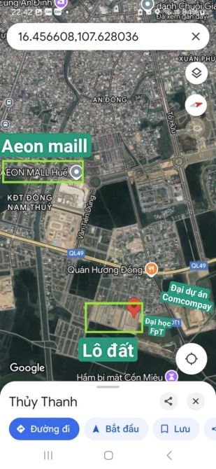 - KQH  , OTT8,OTT9, Thuỷ Thanh...Hương Thuỷ, gần aeon maill,,,,  đại học fpt ** thông tin