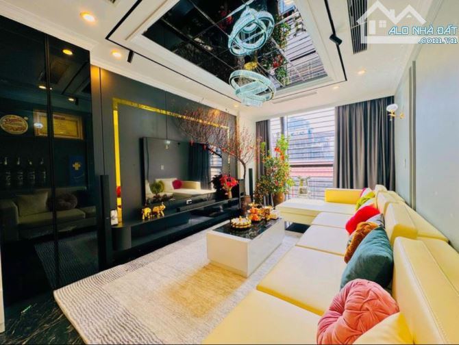 Bán nhà mặt đường Di Trạch, Hoài Đức 6 Tầng, gara ô tô, thang máy, kinh doanh tốt - 1