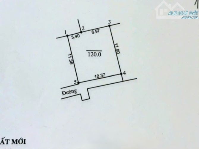 Bán 120m đất Phương Canh, Q.Nam Từ Liêm, 20m ÔTÔ tránh, ngõ nông, mặt tiền 10.2m, xây CCMN - 2