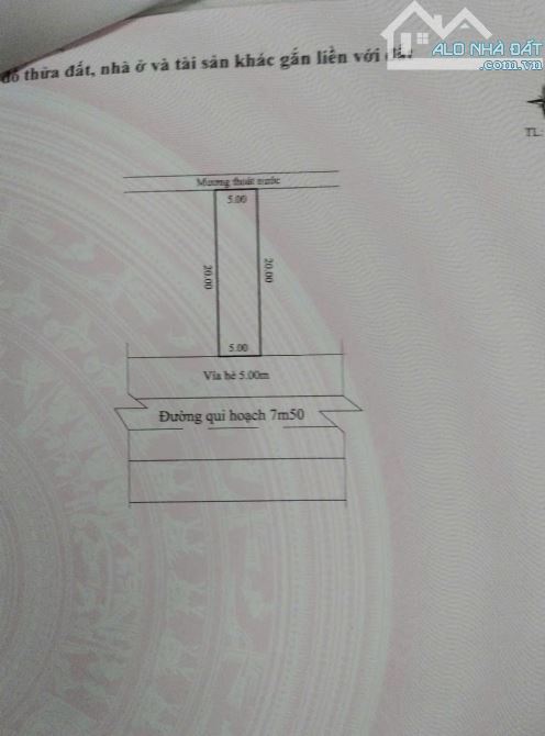 Bán lô đất đường Võ Văn Đồng khu Tân Trà, Hoà Hải, NHS.  - Diện tích: 100 m2. Hướng đông n - 3